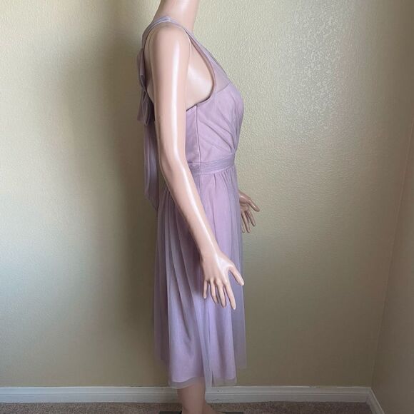 Hitherto Anthropologie Tansy Dress Dusty Rose Size 8 - Picture 3 of 8